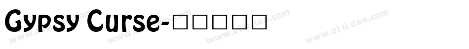 Gypsy Curse字体转换
